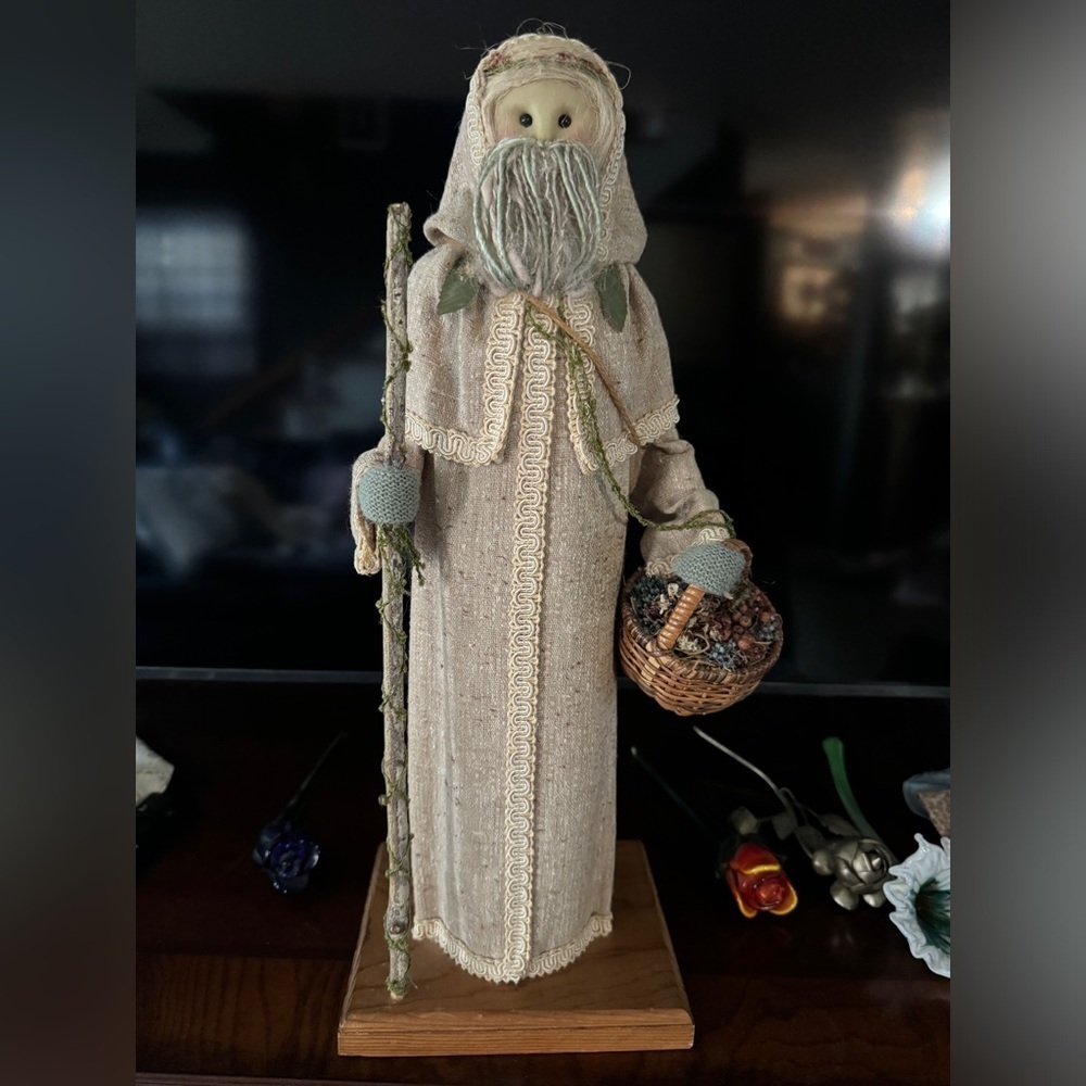 Marie Nelson-Kidd Naturalistic Art Figure "Keeper of the Meadow" (1992)